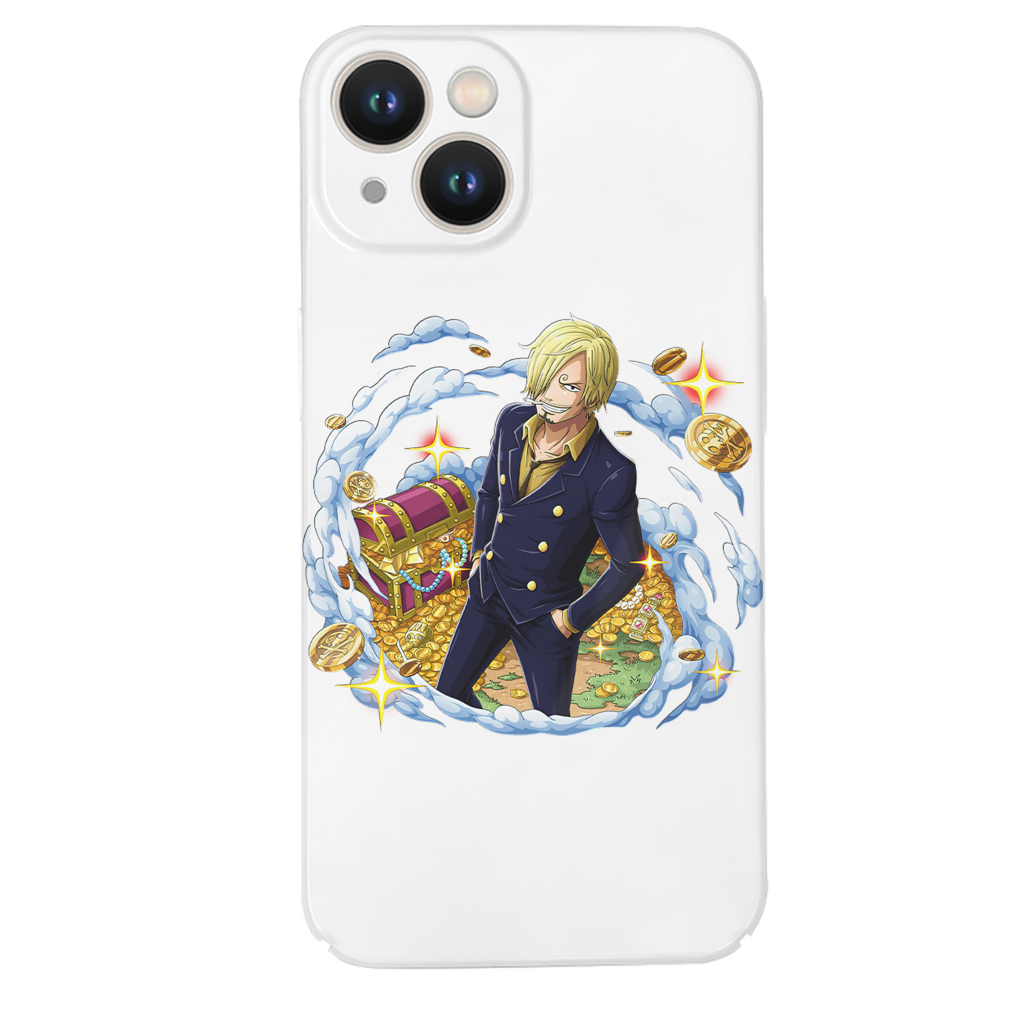 （画像用） ワンピース サンジ ONE PIECE Sanji 【iPhone 14シリーズ対応】ハードケース